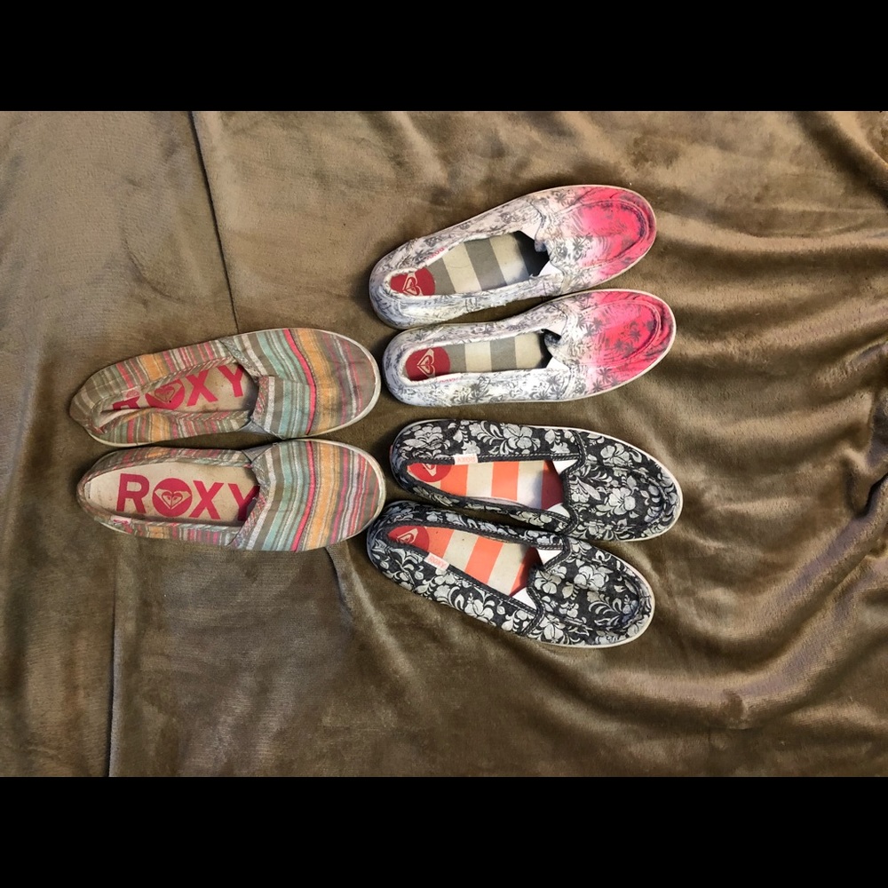 Roxy slip on shoes (Size 5)